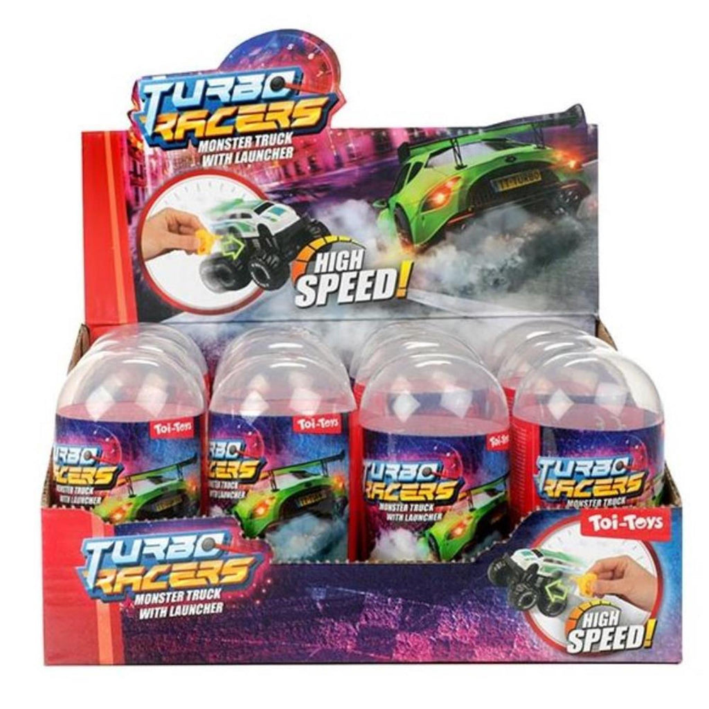 Toi-toys monster truck met afschieter in ei