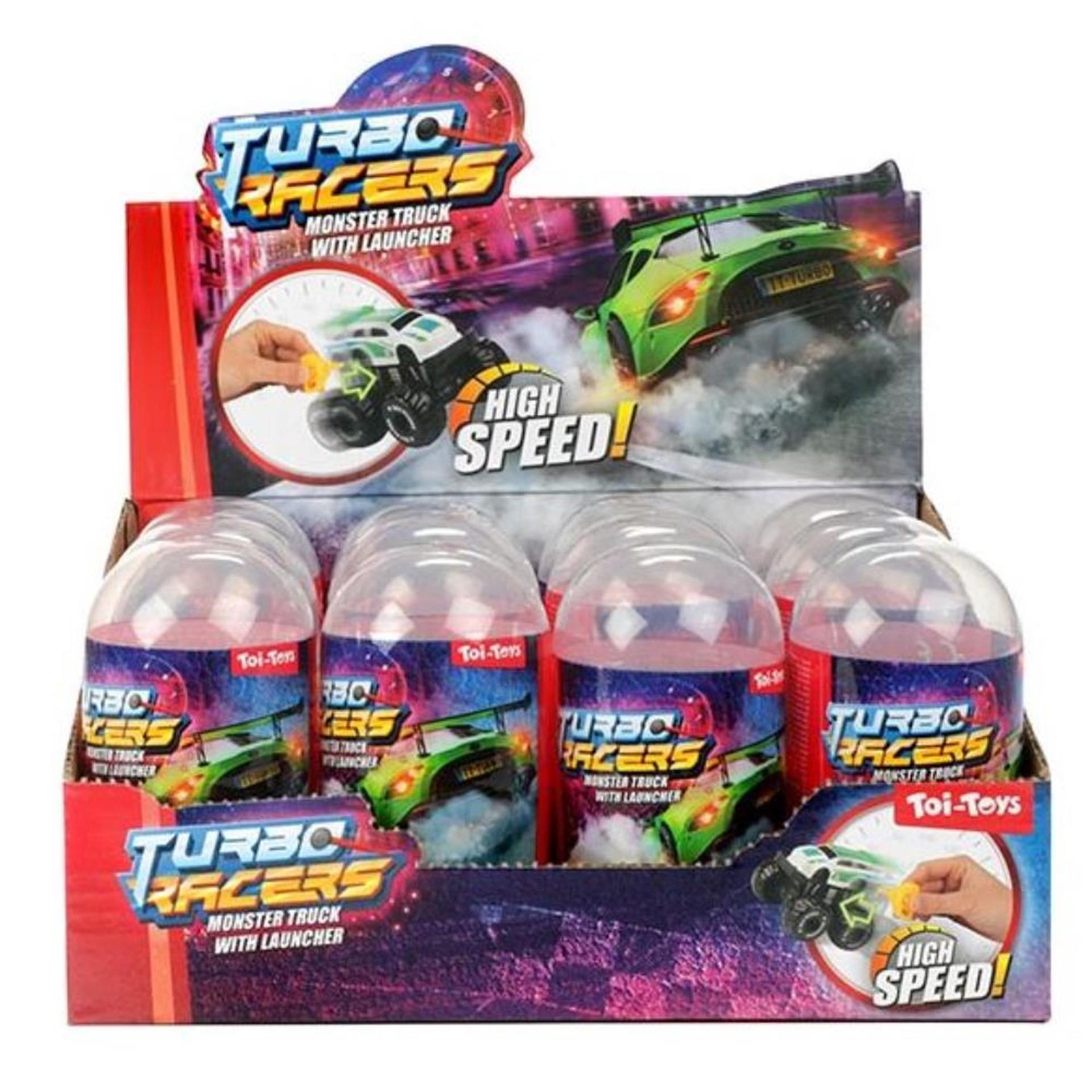 Toi-toys monster truck met afschieter in ei