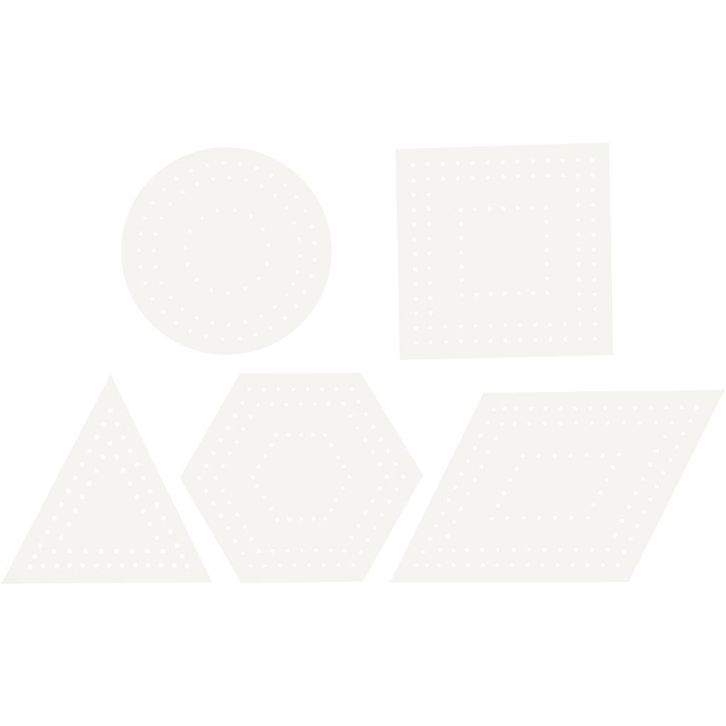 Creativ Company - Creativ Company Https://www.cchobby.nl/kruissteken-karton-geometrisch-afm-10-17-cm-wit-20-stuk-1-doos