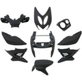 Edge plaatset 9-delig voor yamaha aerox tot bouwjaar 2014 - mat zwart