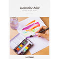 Creativ company aquarelblok, a4, vel 210x297 mm, 180 gr, wit, 20 vel 1 stuk