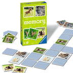 Ravensburger - spel memory jonge dieren pocket