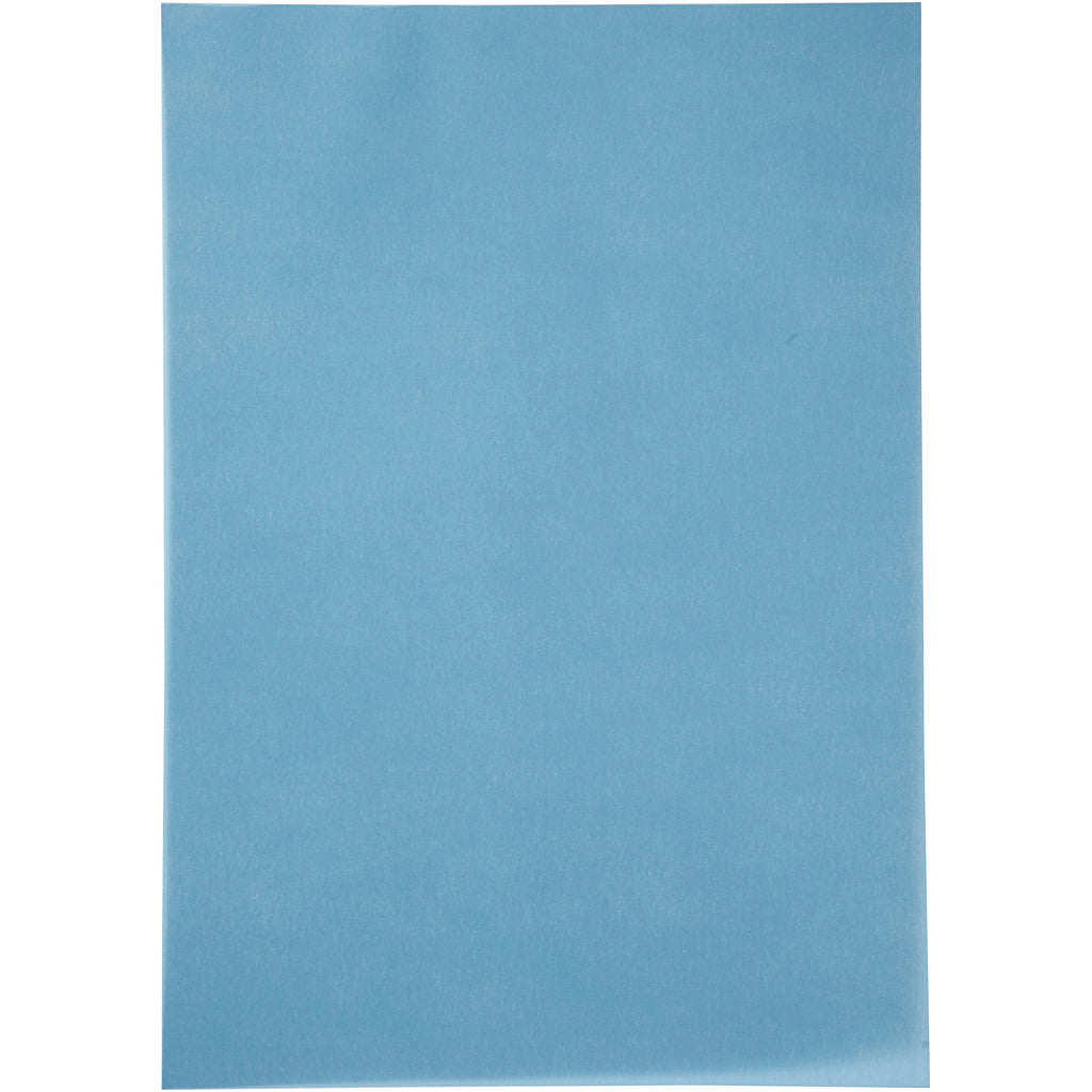Vellumpapier, a4, vel 210x297 mm, 100 gr, blauw, 10 vel 1 doos