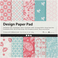 Design papierblok, vel 15,2x15,2 cm, 120 gr, roze, 50 vel 1 doos