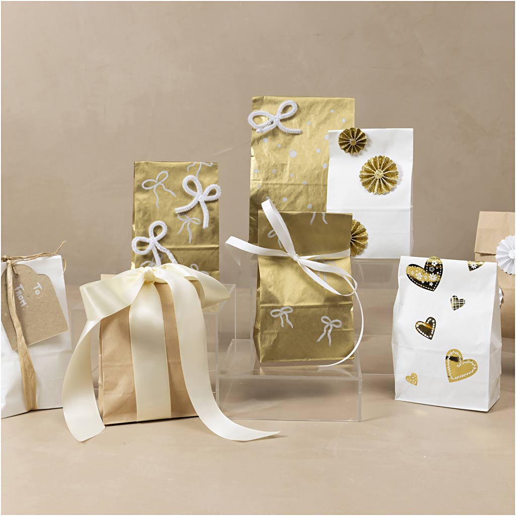 Creativ Company - Creativ Company Https://www.cchobby.nl/papieren-zakken-h-22-5-cm-afm-6-5x11-cm-50-gr-wit-10-stuk-1-doos
