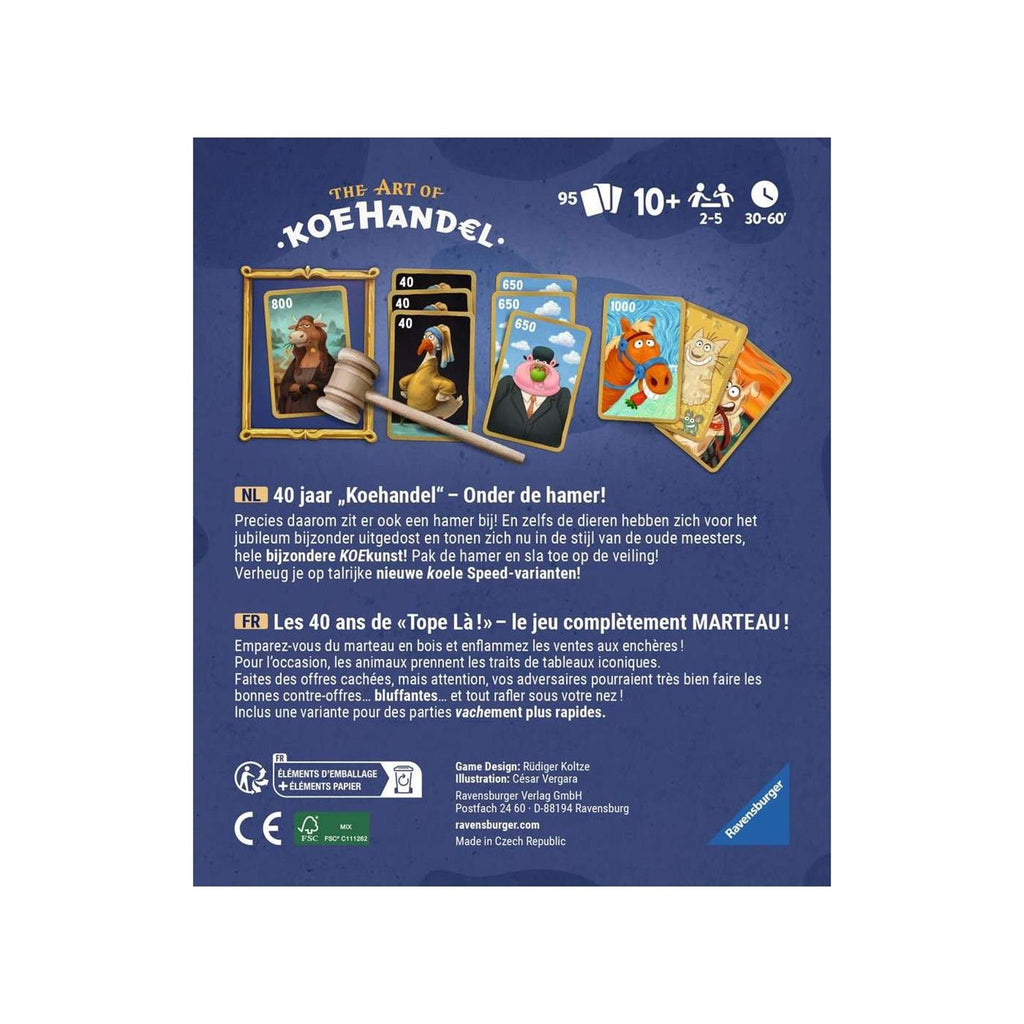 Ravensburger - koehandel 40 jaar kaartspel