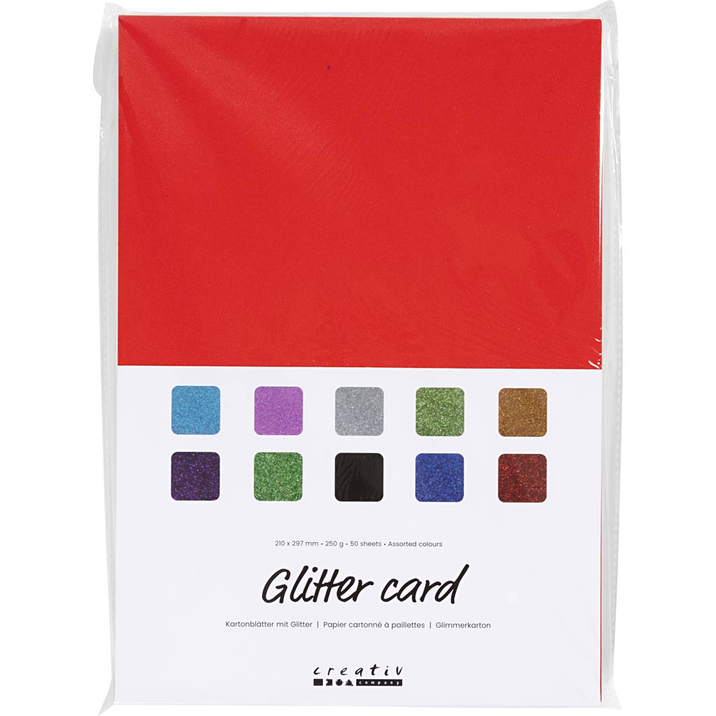 Creativ Company - Creativ Company Https://www.cchobby.nl/glitterkarton-a4-250-gr-50-vel-1-doos