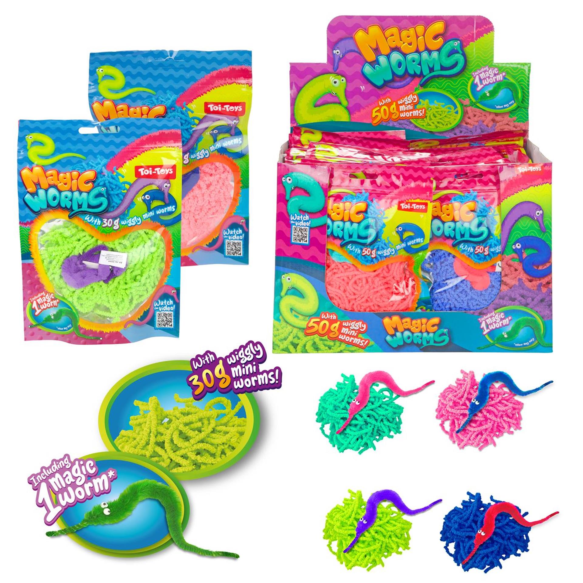 Toi-Toys - Toi-Toys Magische worm met mini wormpjes 30gr
