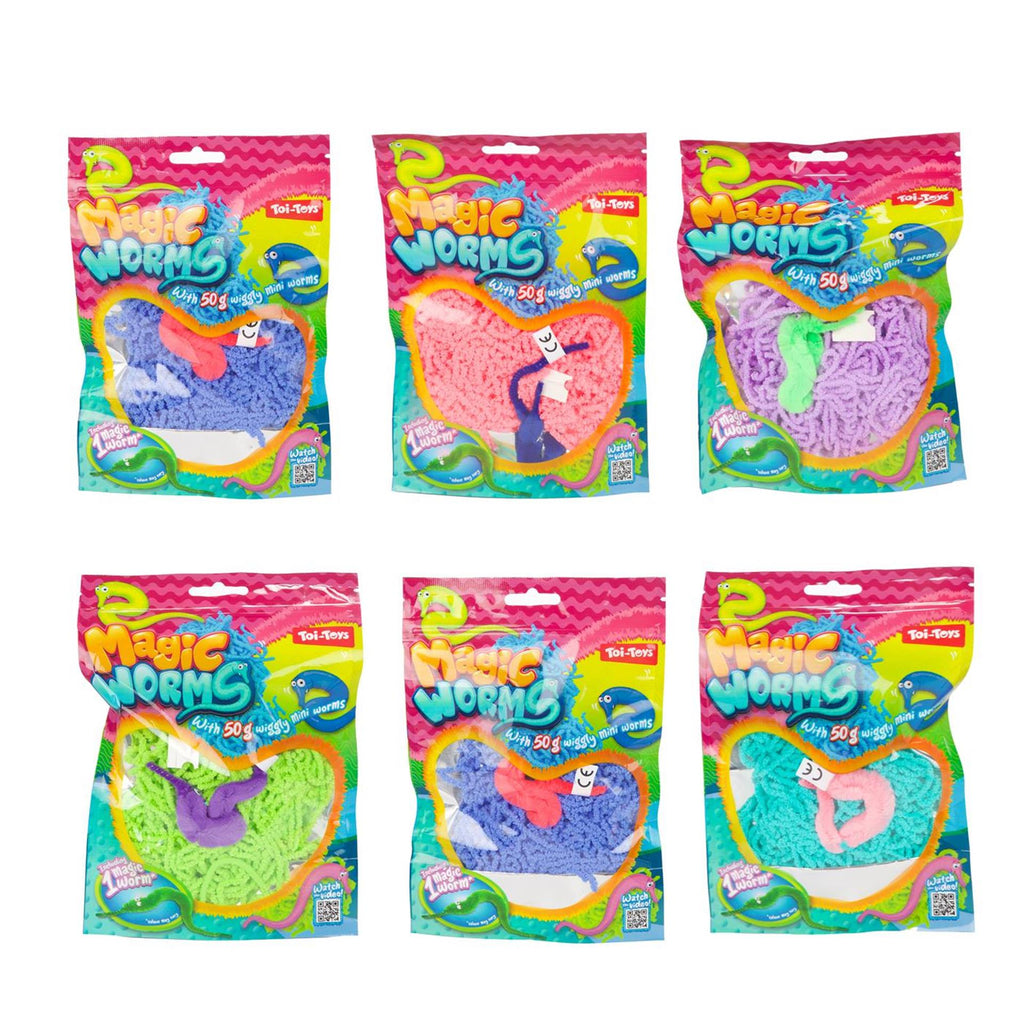 Toi-Toys - Toi-Toys Magische worm met mini wormpjes 50gr