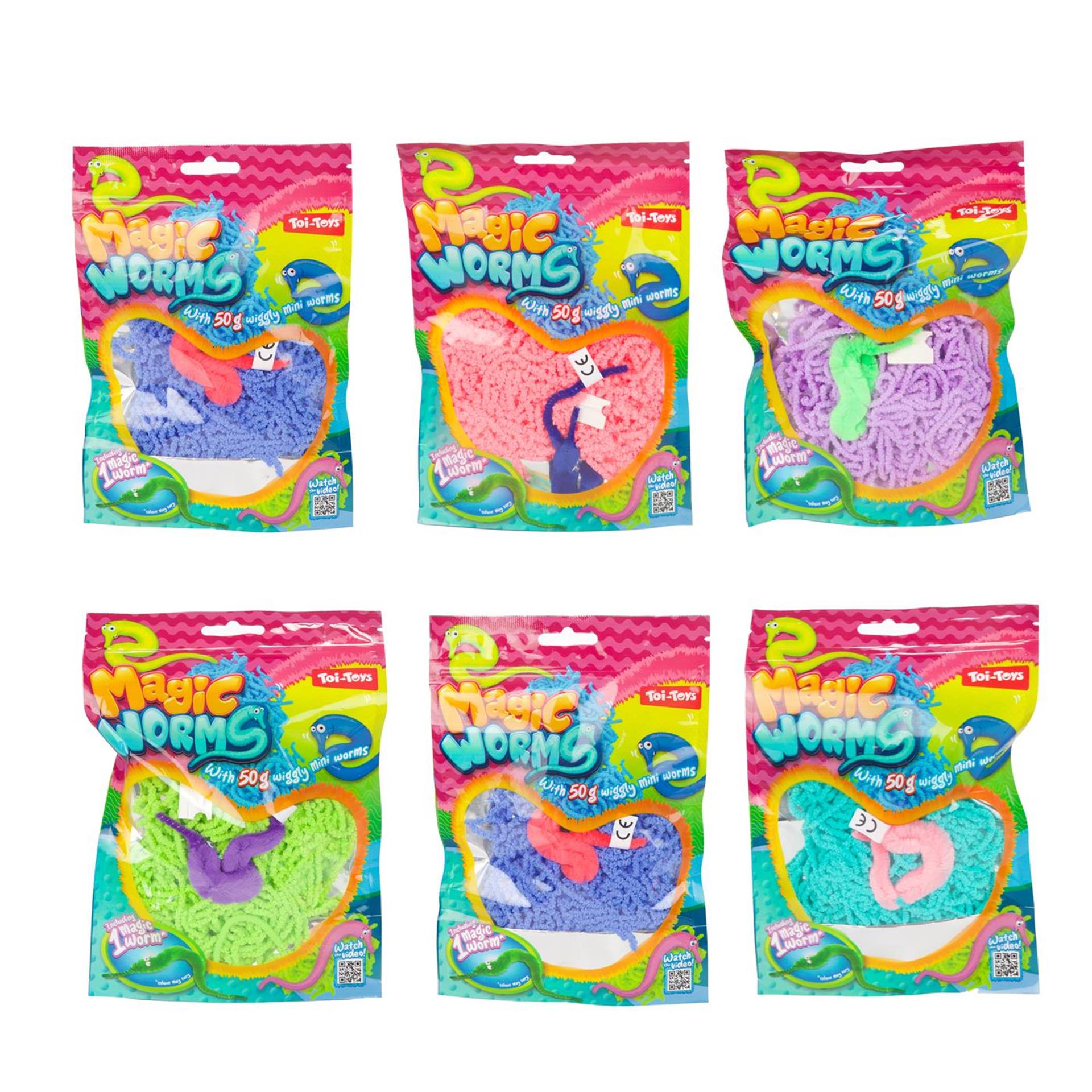 Toi-Toys - Toi-Toys Magische worm met mini wormpjes 50gr