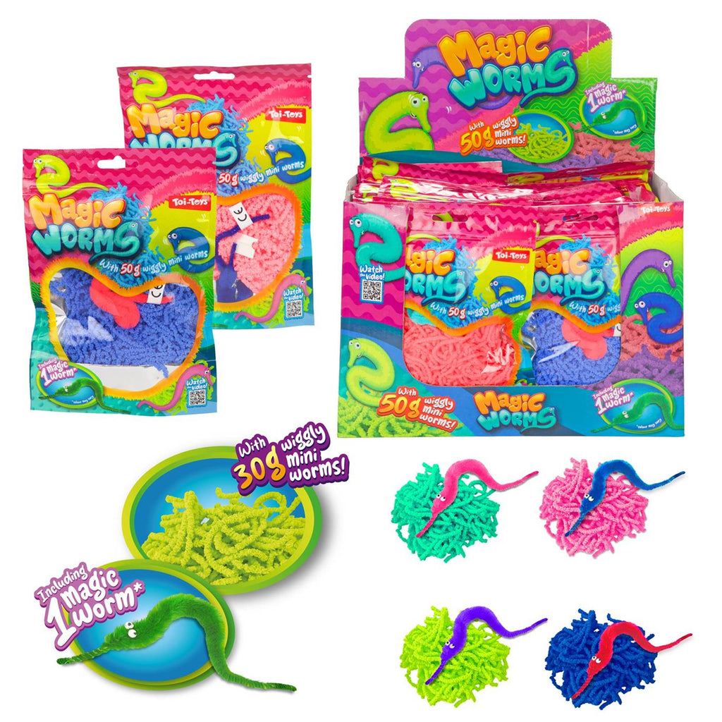 Toi-Toys - Toi-Toys Magische worm met mini wormpjes 50gr