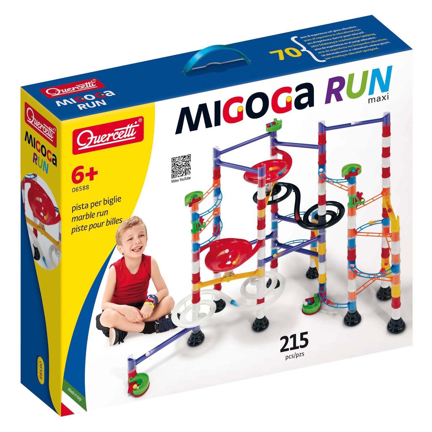Quercetti - knikkerbaan migoga maxi 213dlg.