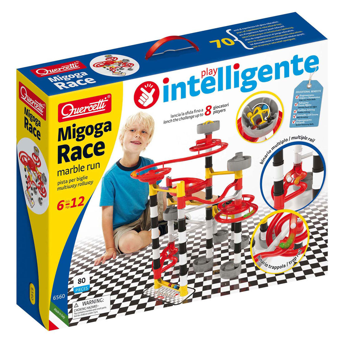Quercetti - knikkerbaan migoga 82dlg.