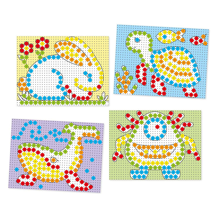 Quercetti - insteek mozaïek 150 pins