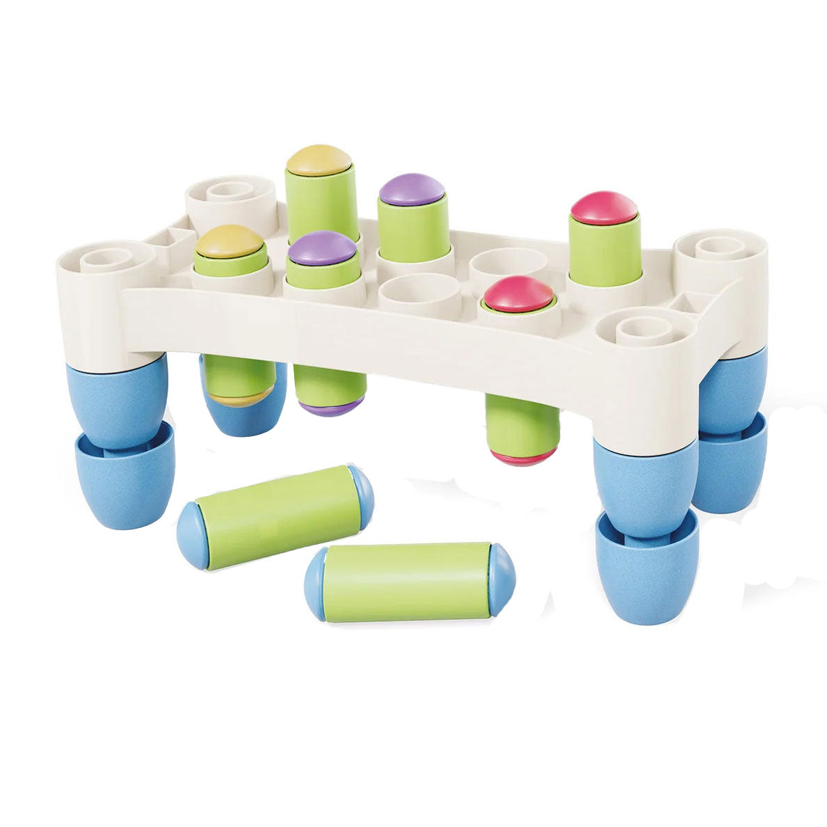 Quercetti play eco+ hamerbank peggy (34-delig)