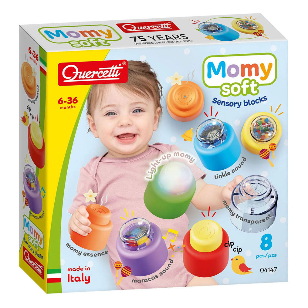 Quercetti - momy soft sensory - 8dlg.