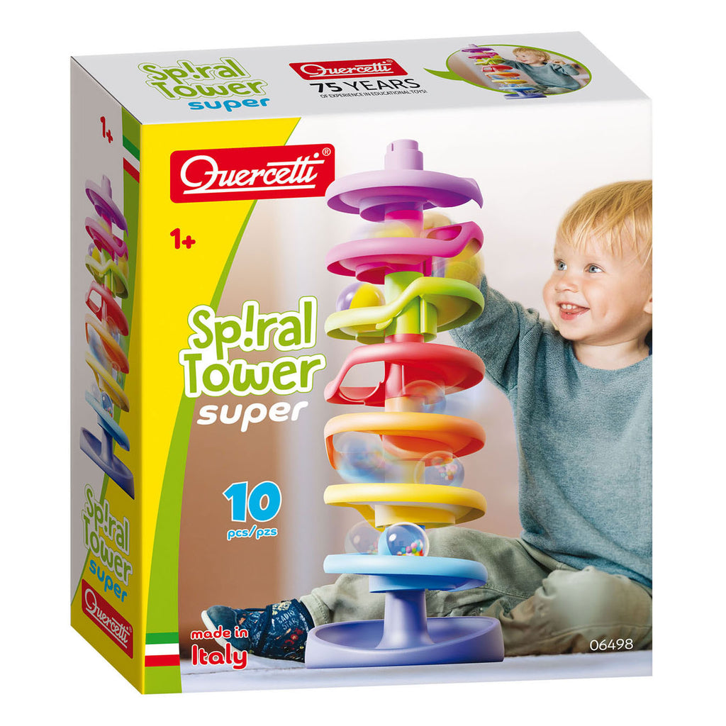 Quercetti - spiraal ballentoren - 10dlg.