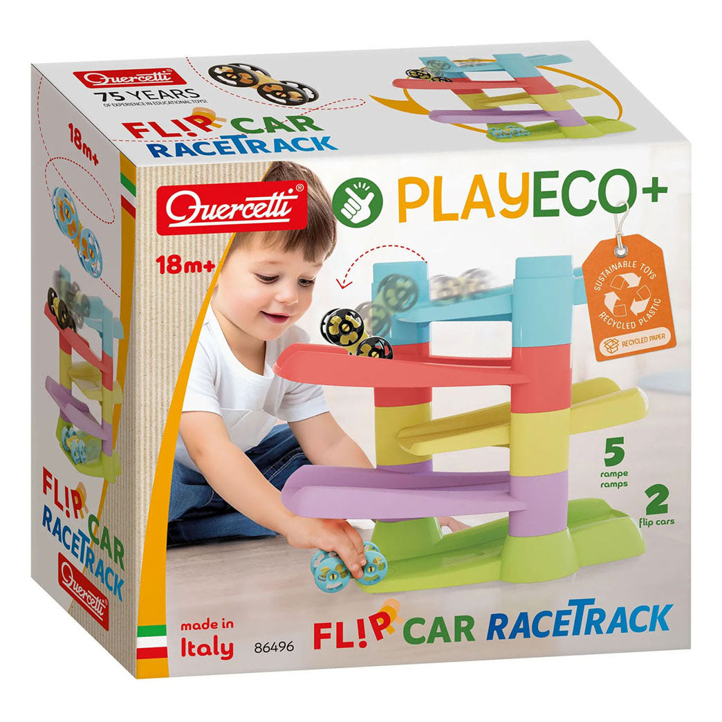 Quercetti - playeco+ autoracebaan flip auto