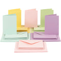 Creativ Company - Creativ Company Https://www.cchobby.nl/kaarten-en-enveloppen-afmeting-kaart-10-5x15-cm-afmeting-envelop-11-5x16-5-cm-110-220-pastelkleuren-50-set-1-doos