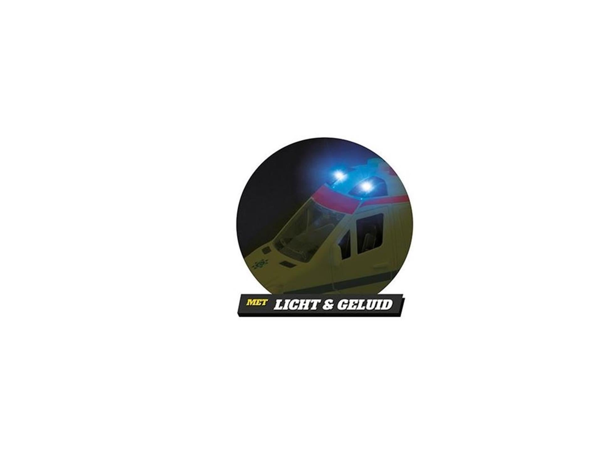 Toi-toys toi toys ambulance frictie +licht geluid