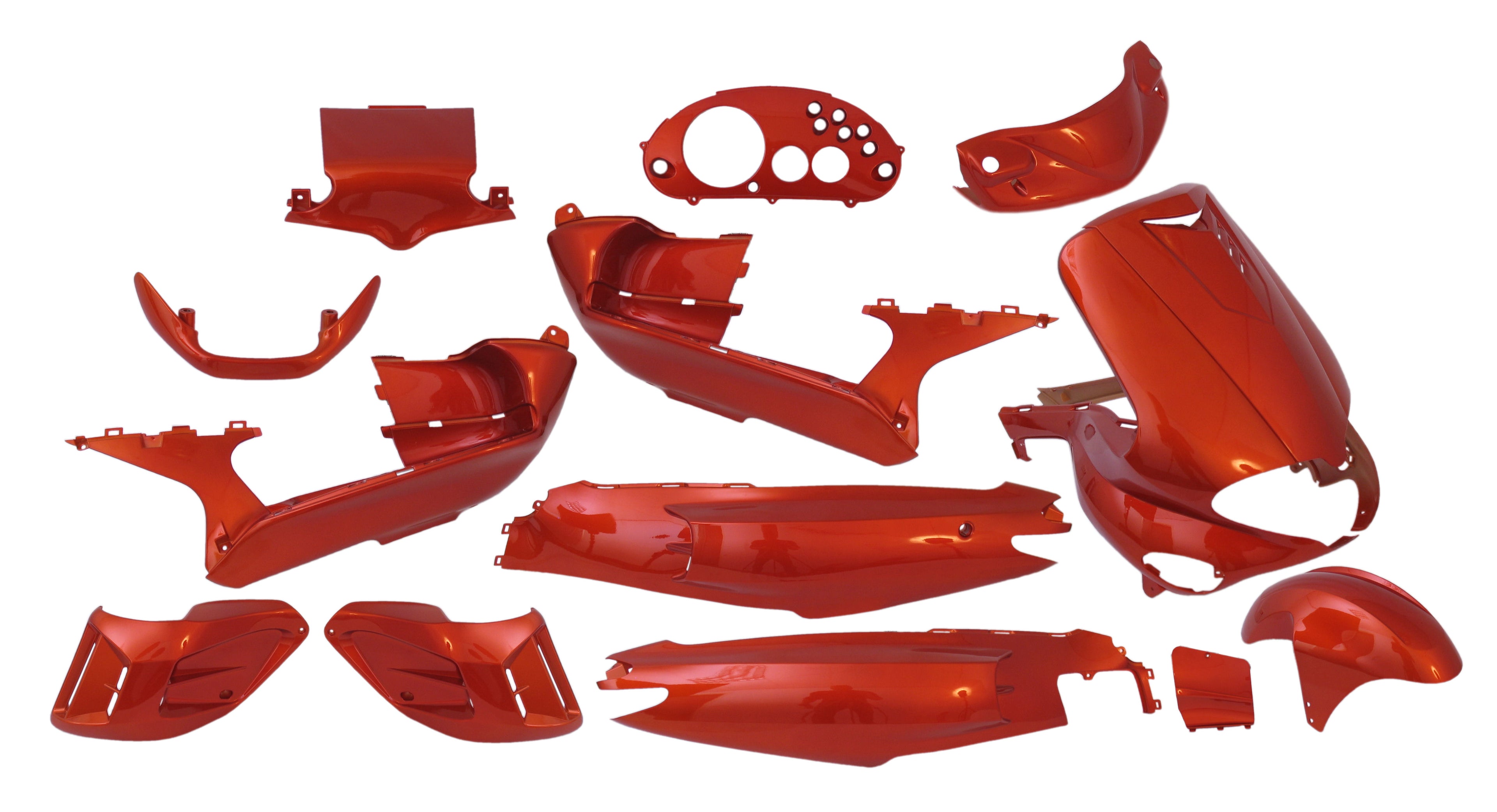 Edge plaatset 15-delig voor gilera runner tot bouwjaar 08-2005 - oranje metallic