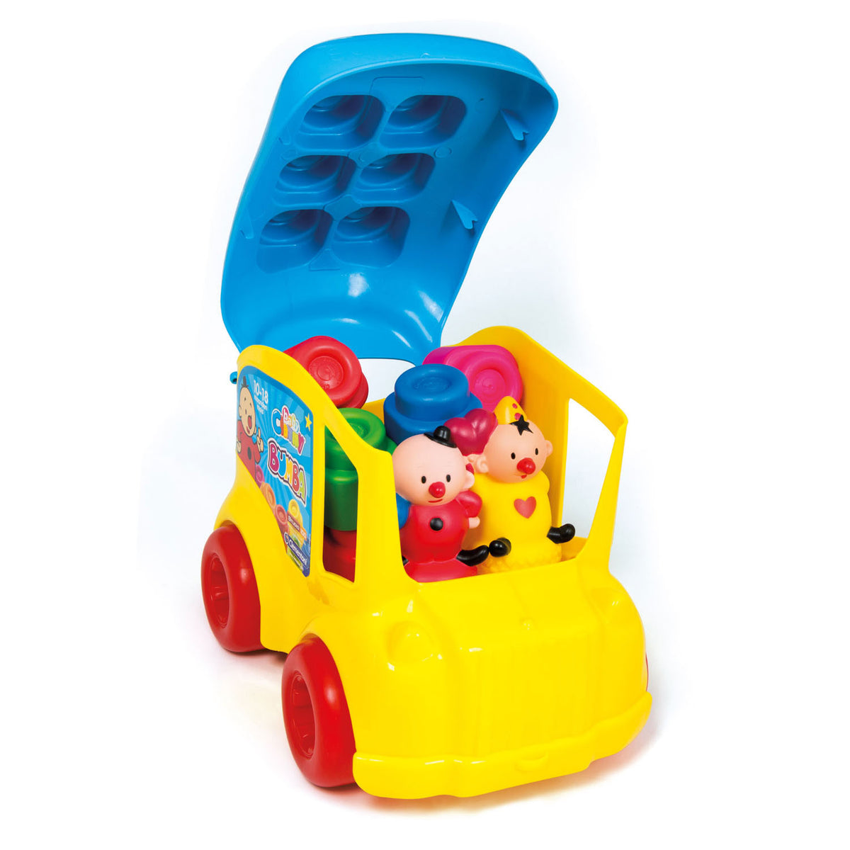 Clementoni baby clemmy - bumba schoolbus - bumba speelgoed - stapelblokken - baby blokken - 1-3 jaar