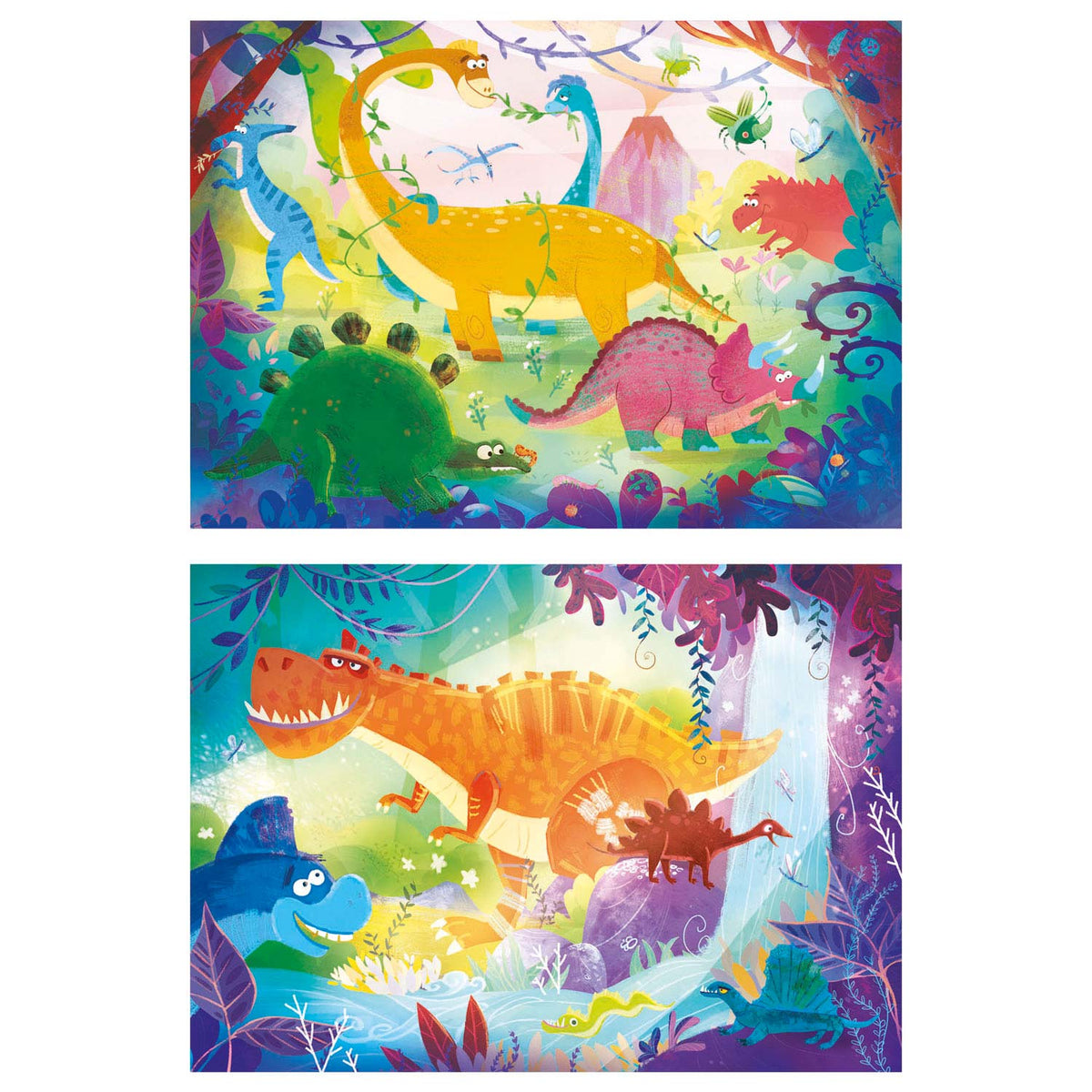 Clementoni - puzzel grappige dino's 2x20 stuks