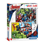 Clementoni - puzzel the avengers 2x60st.
