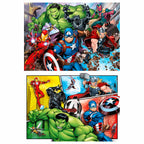 Clementoni - puzzel the avengers 2x60st.
