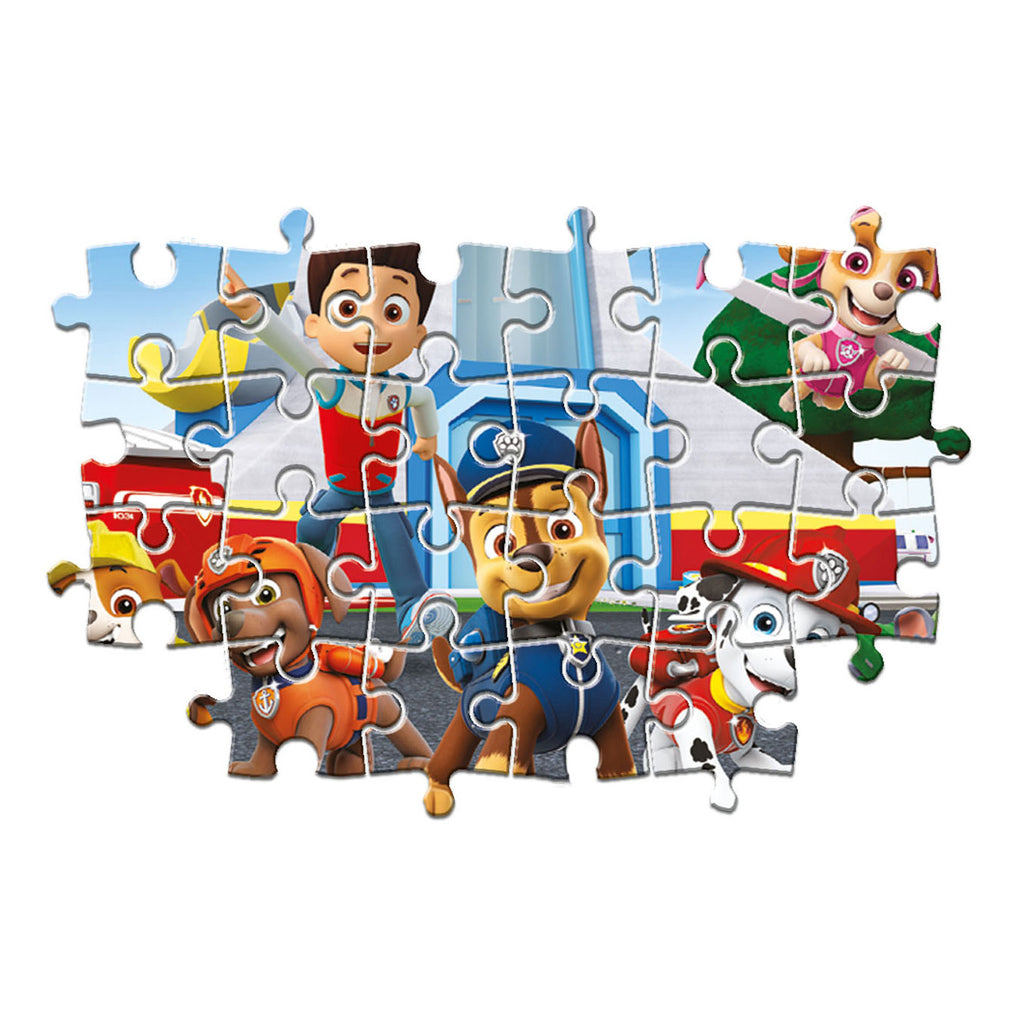 Clementoni - puzzel - 104 maxi stukjes - paw patrol - kinderpuzzel - vanaf 1 jaar