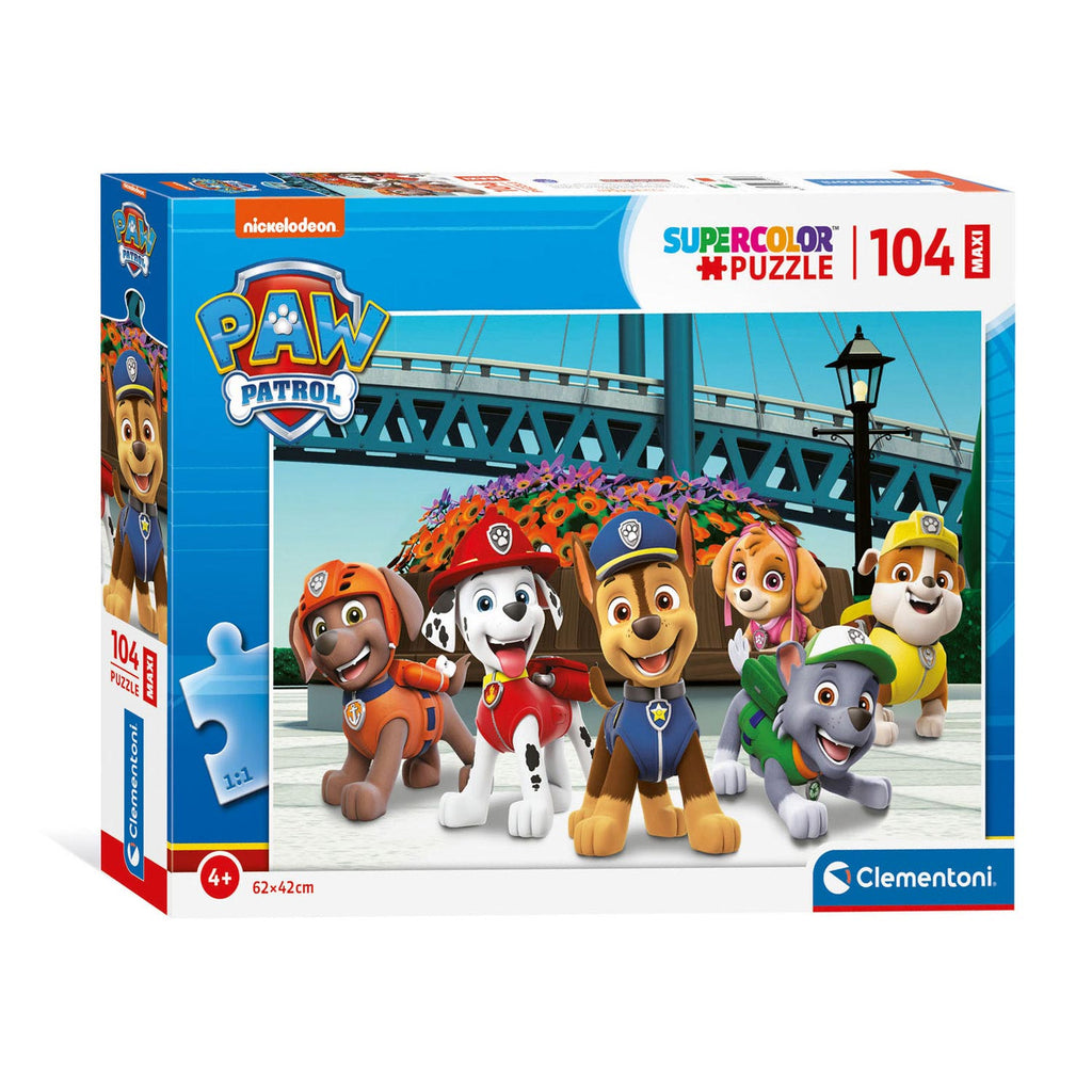 Clementoni - maxi puzzel paw patrol 104 stuks
