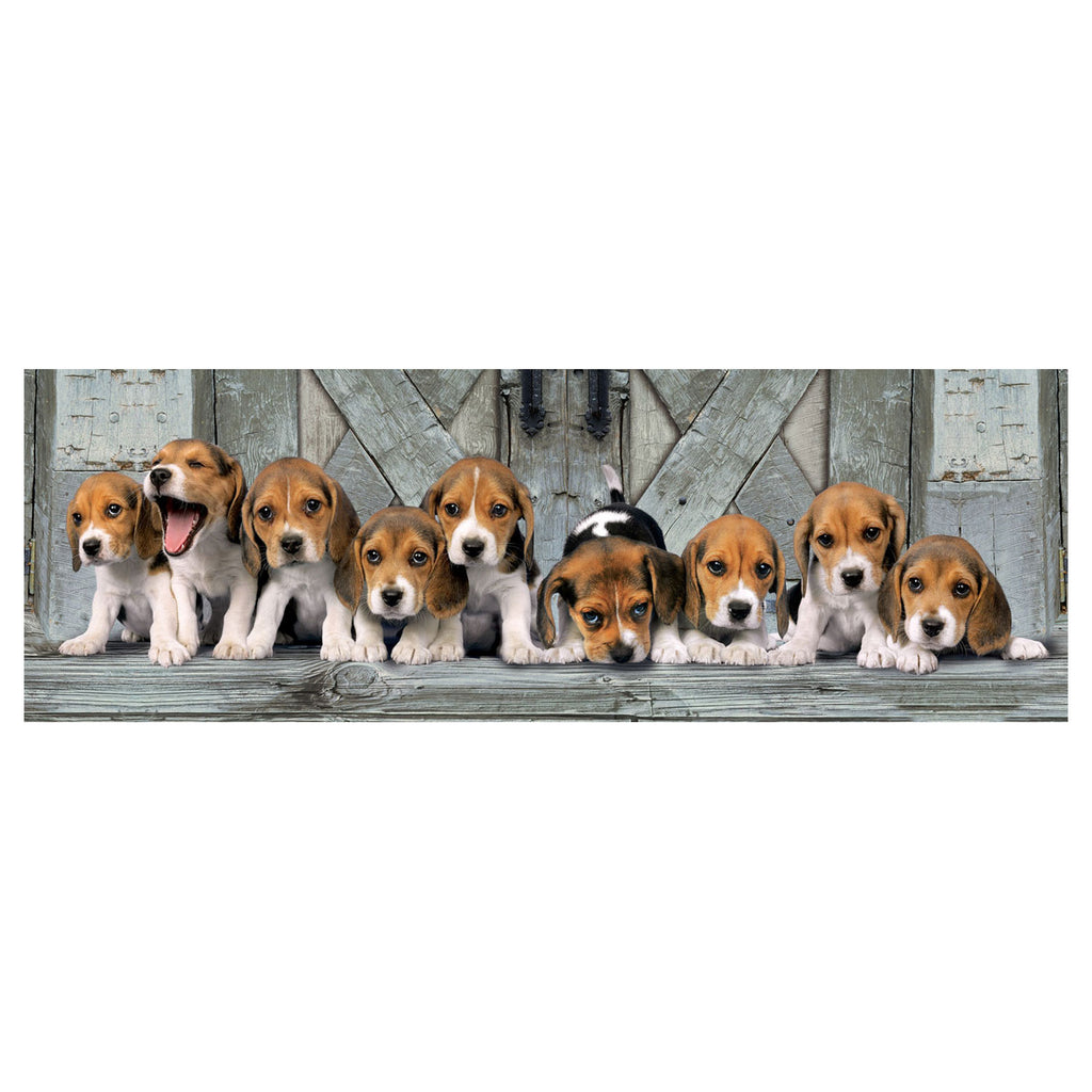 Clementoni - panorama puzzel beagles 1000st.