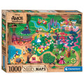Clementoni Wereldkaart Puzzel Alice in Wonderland, 1000st.
