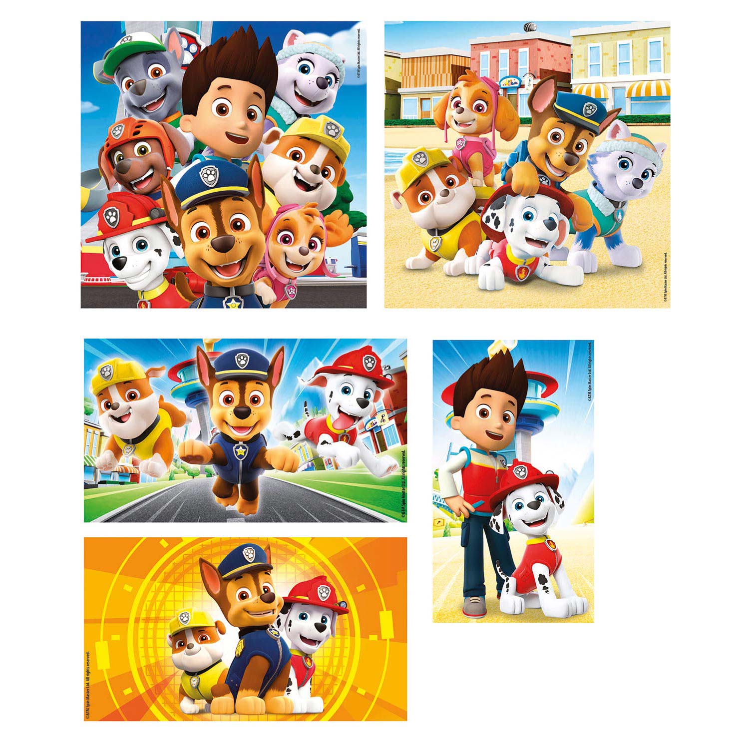Clementoni - puzzels paw patrol 10in1