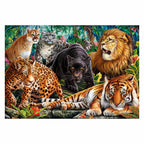 Clementoni - puzzel wilde katachtigen 500st.