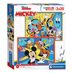 Clementoni - puzzel mickey mouse 2x20 stuks