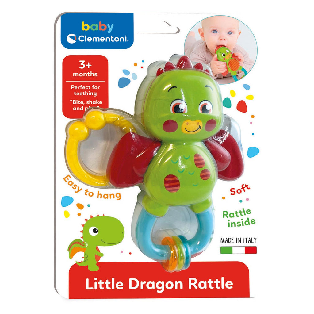 Clementoni - baby - rammelaar draak