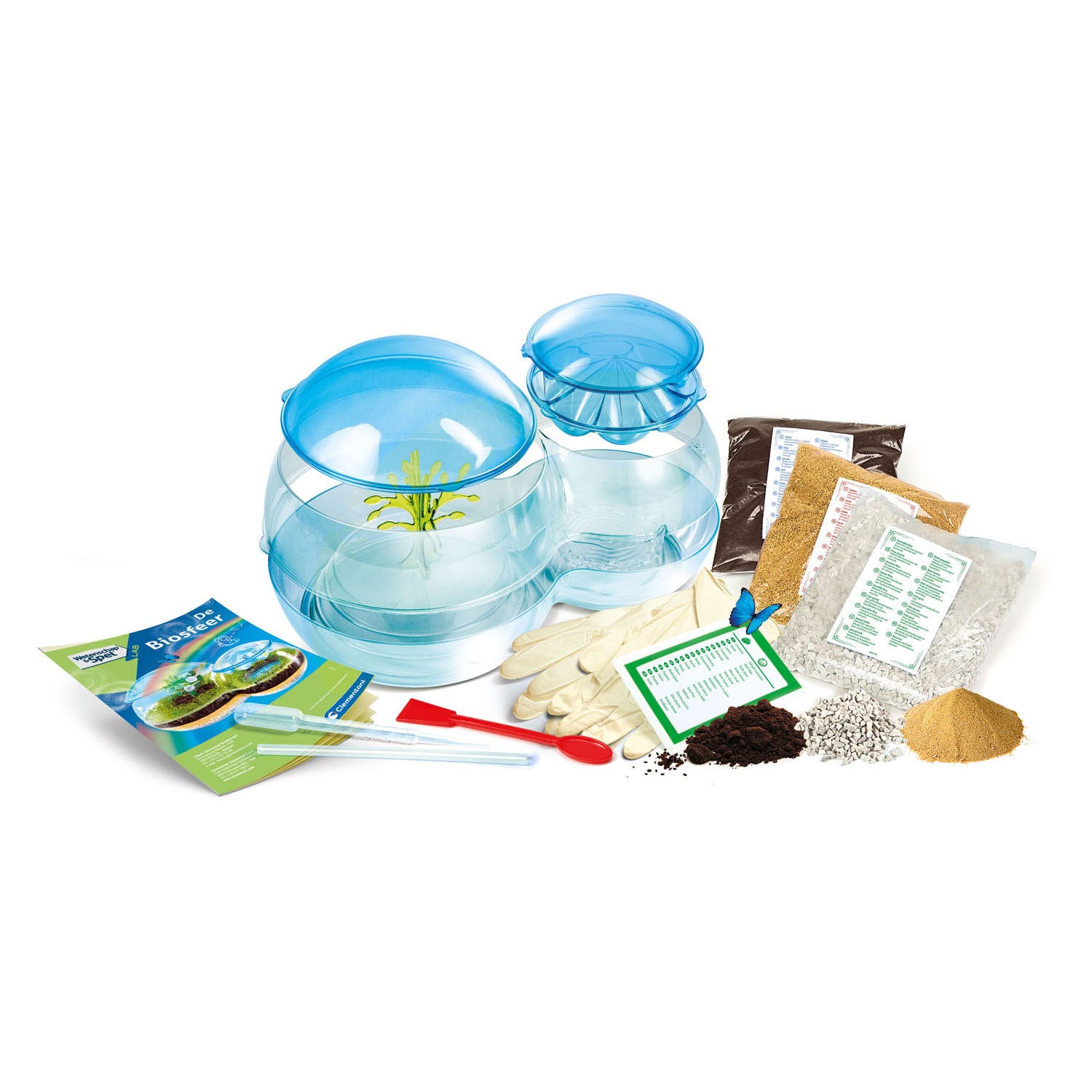 Clementoni - wetenschap & spel - de biosfeer - experimenteerdoos - wetenschapslab - vanaf 8 jaar