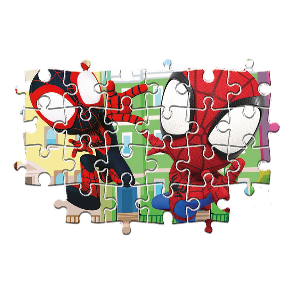 Clementoni - puzzel - 60 maxi stukjes - marvel spidey en zijn geweldige vrienden - kinderpuzzel - vanaf 4 jaar