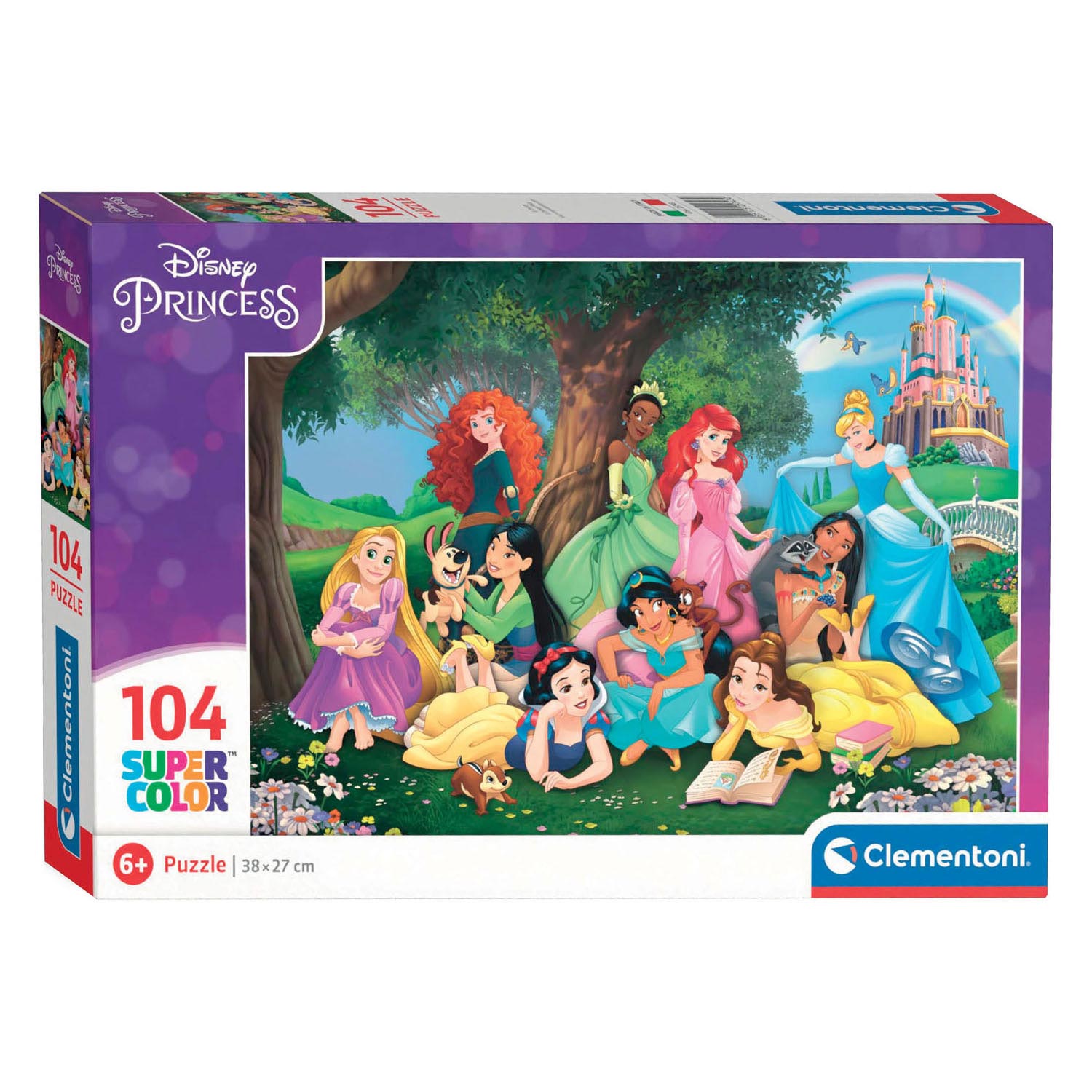Clementoni - legpuzzel - disney princess 104 stuks