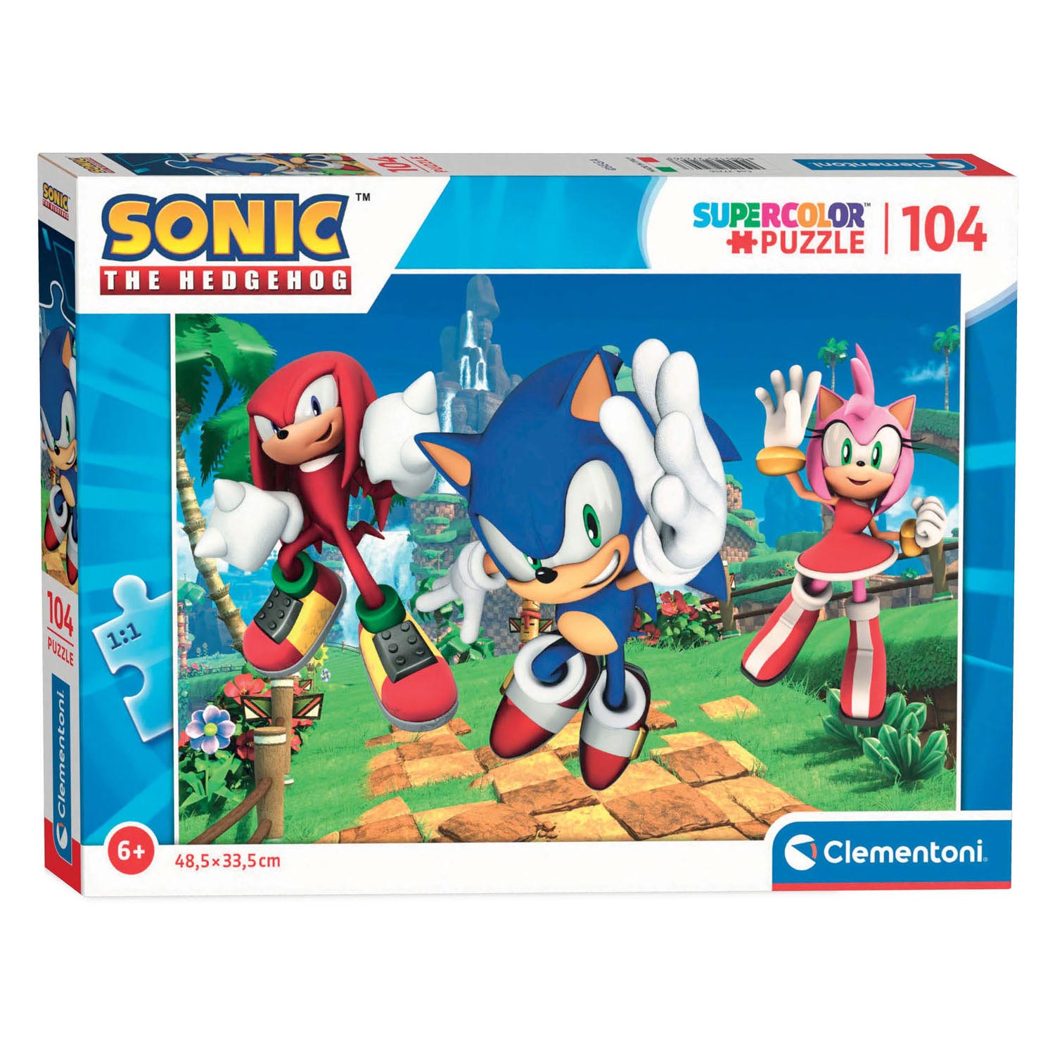 Clementoni - legpuzzel - sonic 104 stuks