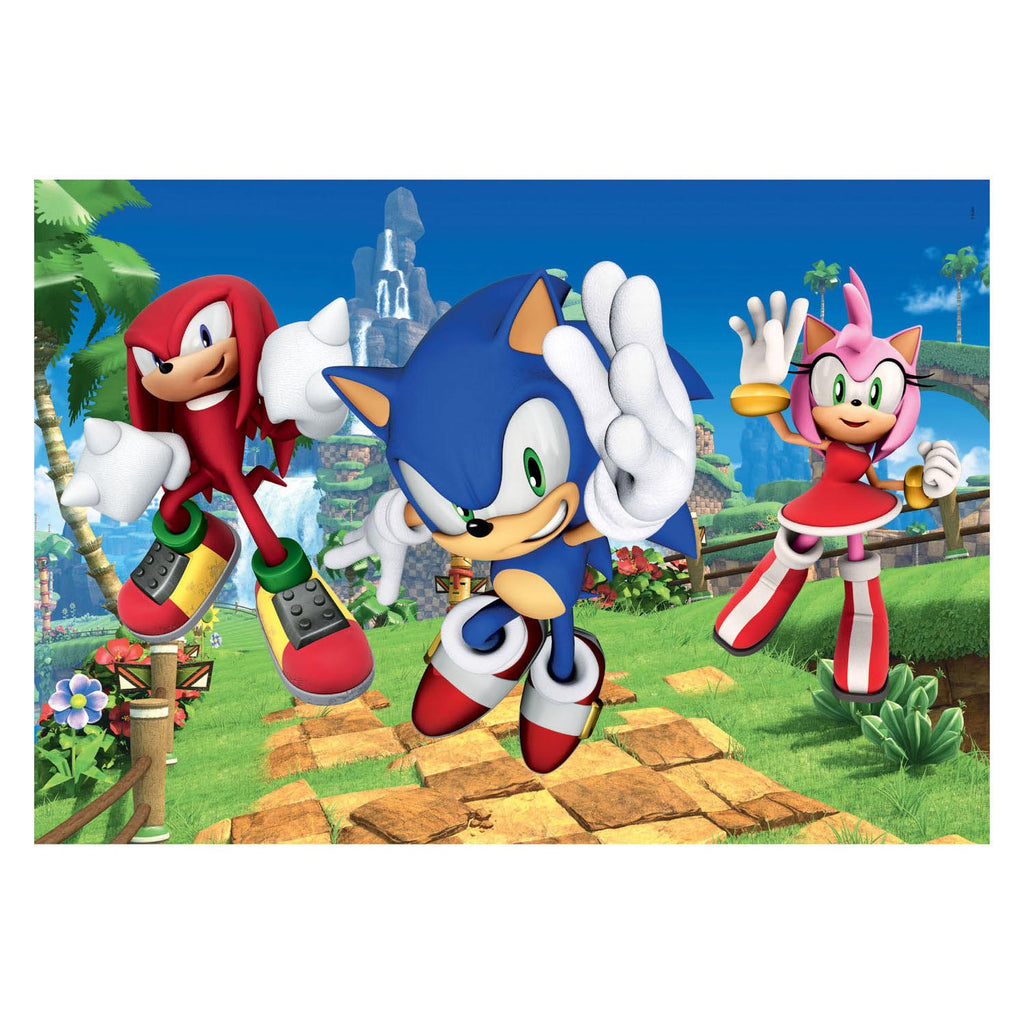 Clementoni - legpuzzel - sonic 104 stuks