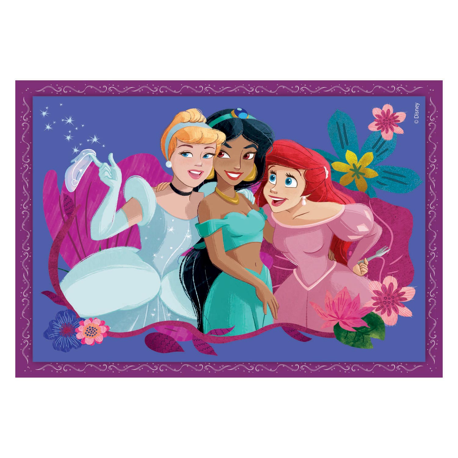 Clementoni - puzzels disney princess 4in1