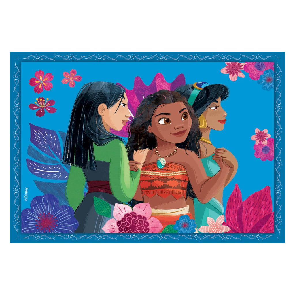 Clementoni - puzzels disney princess 4in1