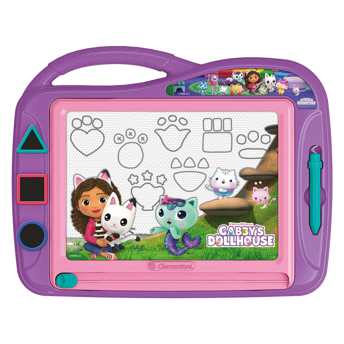 Clementoni gabby's poppenhuis magnetisch tekenbord