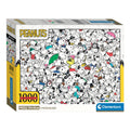 Clementoni legpuzzel impossible peanuts snoopy, 1000st.