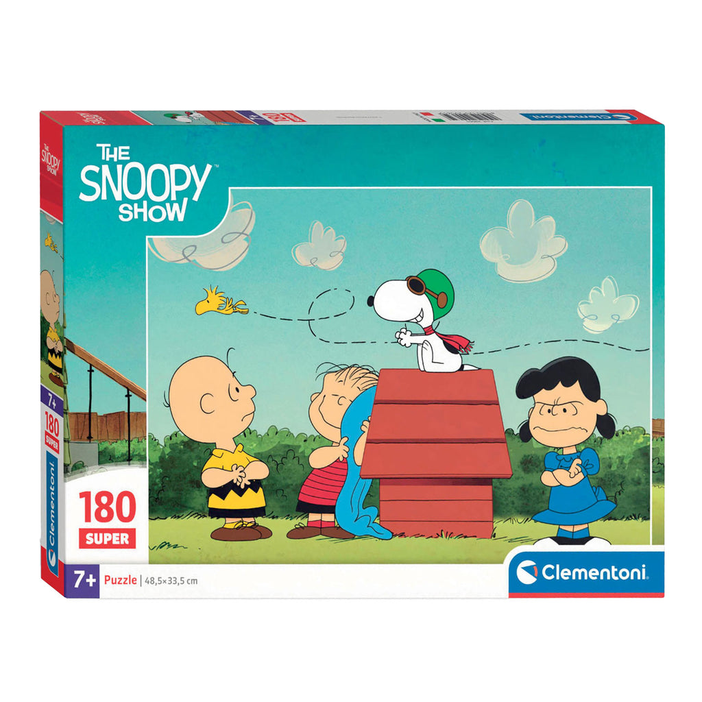 Clementoni - legpuzzel peanuts snoopy 180st.
