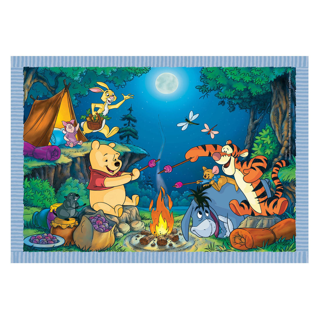 Clementoni - puzzel - 4 puzzels in 1 doos - winnie the pooh - puzzel voor kinderen - vanaf 3 jaar