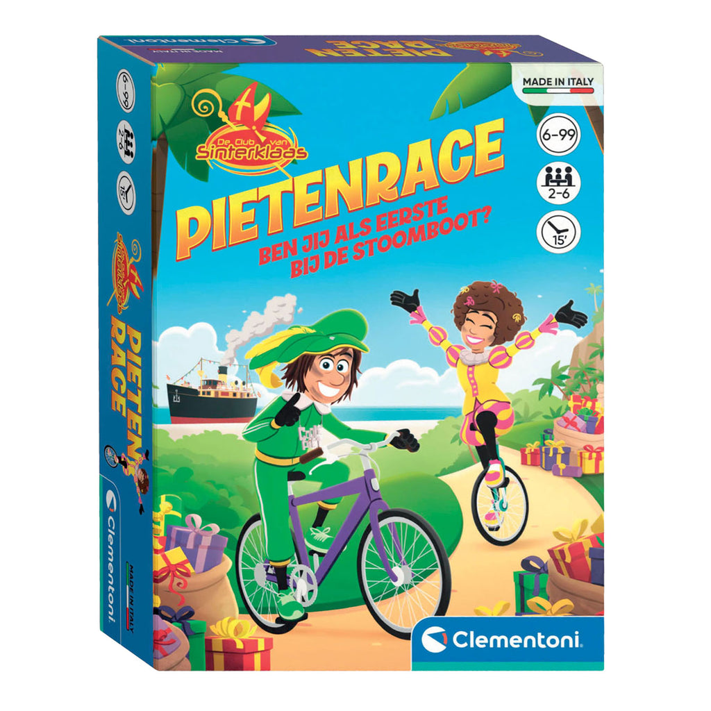 Clementoni - club van sinterklaas pietenrace bordspel