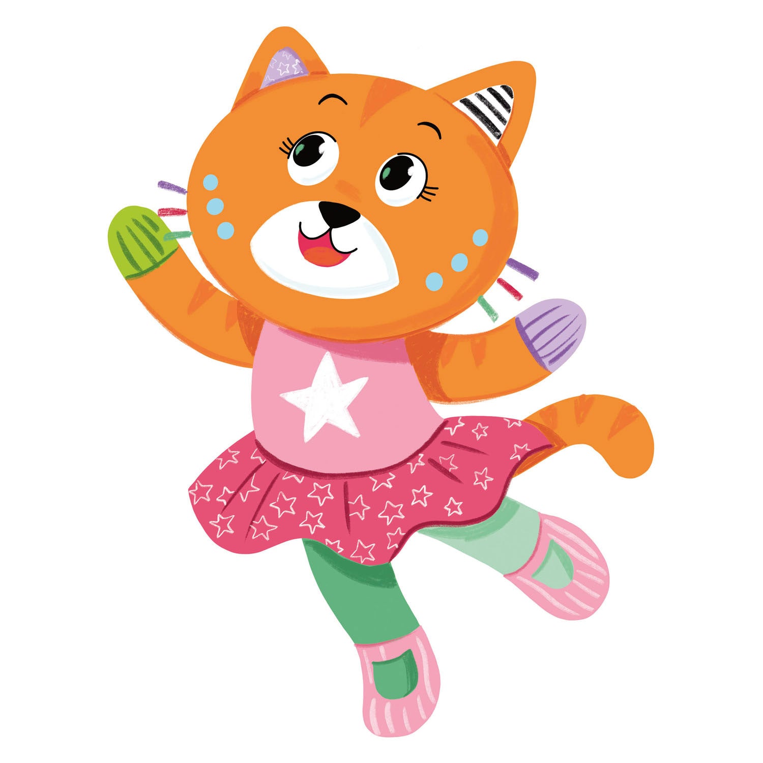Clementoni - baby mijn eerste dierenknuffel - kat